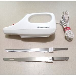 Vintage Toastmaster Electric Carving Knife Model 6110 In Box Cleaned & Sanitized